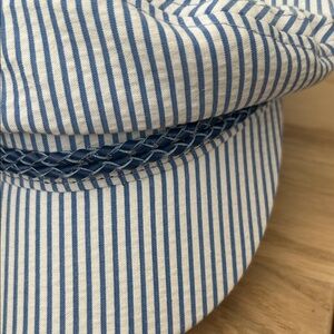 Brixton Fiddler Cap / Blue Stripes - S - Perfect Condition